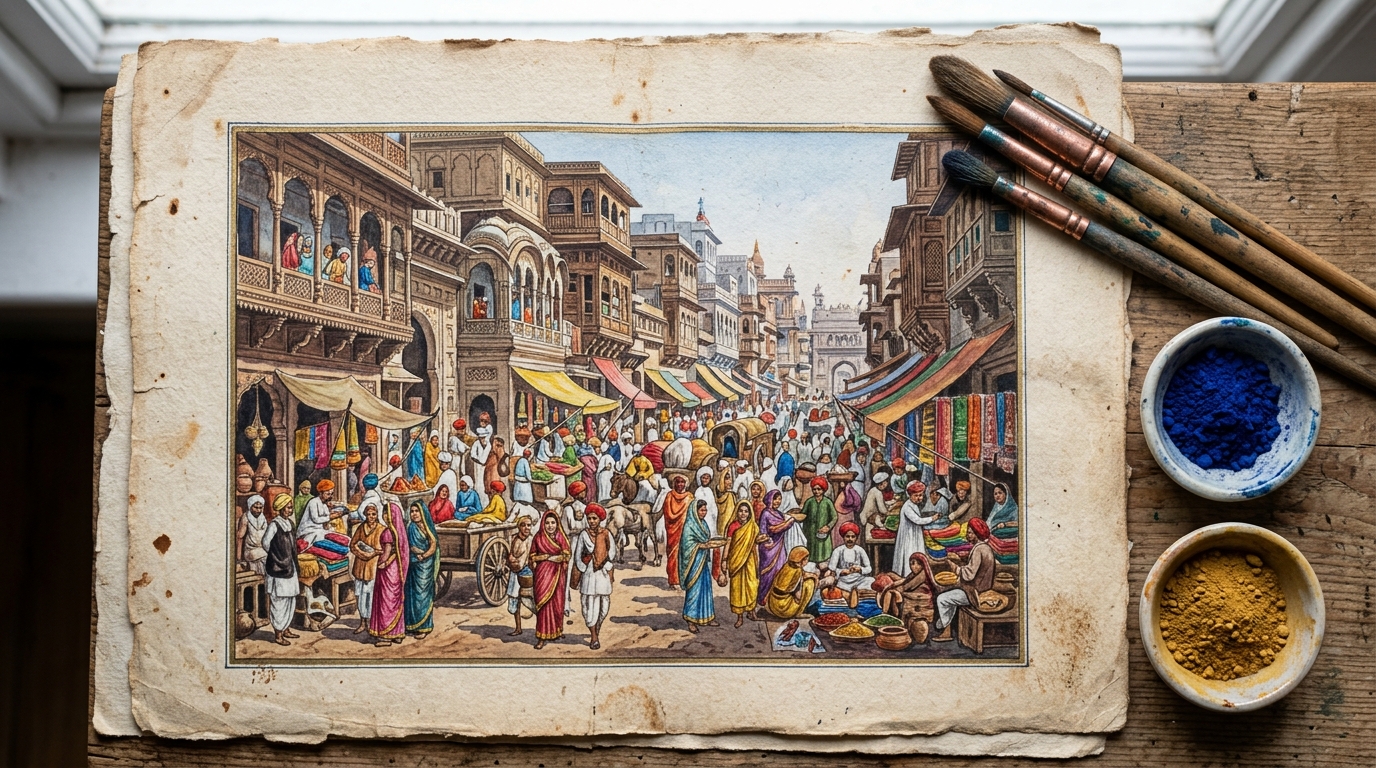 19th Century India: Key Historical Events Captured in Period Art